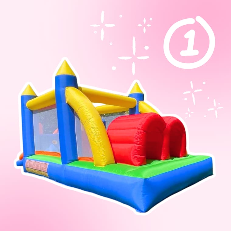 Castillo con tobogán, de Hinchables
